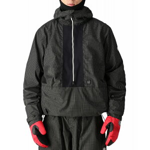 r[ŃN[|[{Ki] Xm[{[h EFA WPbg VbNXGCgVbNX 2025 686 GHOST 2.5L SHELL ANORAK Black GridColorblock Y 24-25