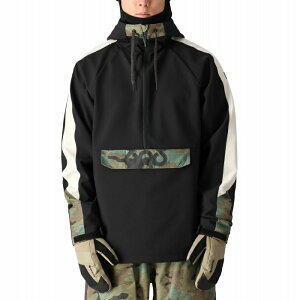 r[ŃN[|[{Ki] Xm[{[h EFA WPbg VbNXGCgVbNX 2025 686 WATERPROOF ANORAK Black CamoColorblock Y 24-25