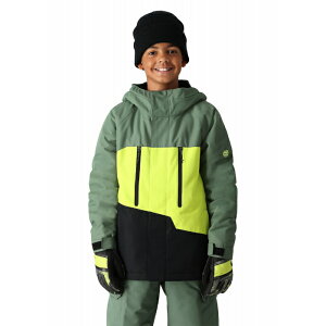 r[ŃN[|[{Ki] Xm[{[h EFA WPbg VbNXGCgVbNX 2025 686 BOYS GEO INSULATED JACKET CypresLimeColorblock [X LbY ǂ 24-25