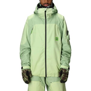 r[ŃN[|[{Ki] Xm[{[h EFA WPbg VbNXGCgVbNX 686 MENS 686 HUF DOUBLE H SHELL JACKET Huf Green Colorblock Y 25-26