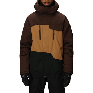 r[ŃN[|[{Ki] Xm[{[h EFA WPbg VbNXGCgVbNX 686 MENS GEO INSULATED JACKET Coffee Colorblock Y 25-26