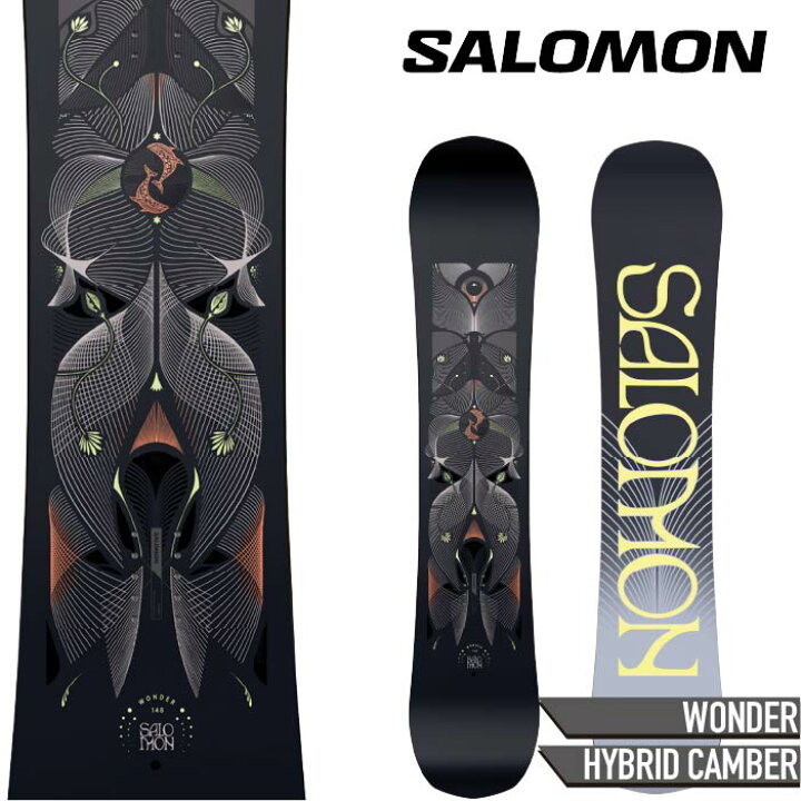 salomon wonder /148/板/スノーボード/ビンディング付き