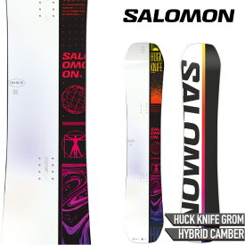 [日本正規品]スノーボード 板 ボード サロモン ハックナイフグロム 2024 SALOMON HUCK KNIFE GROM スノボー 23-24 子供 キッズ ユース