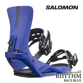 [日本正規品]スノーボード ビンディング サロモン リズム 2024 SALOMON RHYTHM Race Blue レースブルー 青 バインディング スノボー 23-24 男性 メンズ