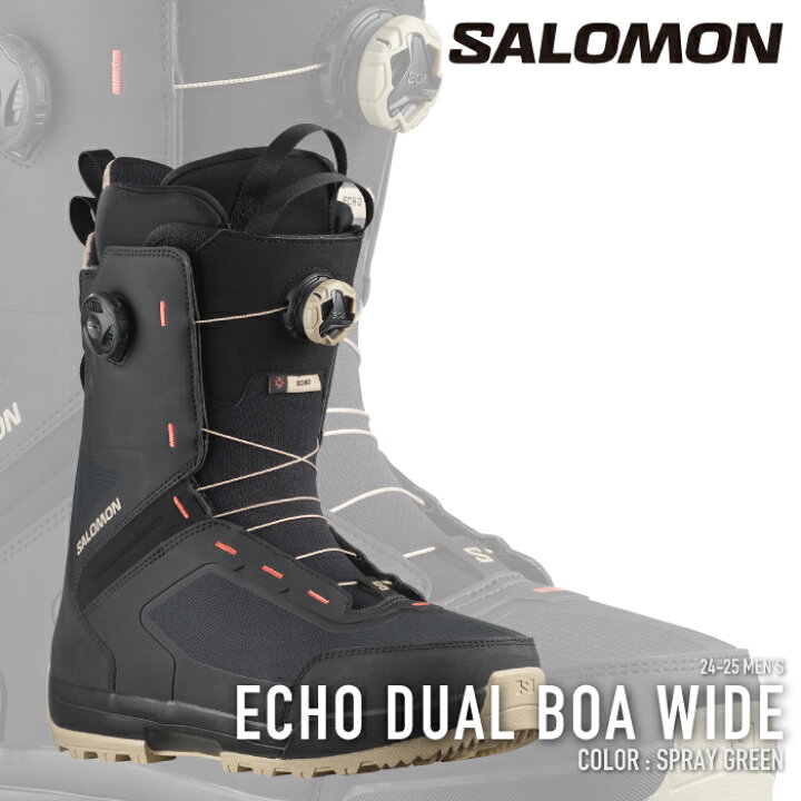 楽天市場】スノーボード ブーツ サロモン SALOMON ECHO DUAL BOA WIDE 