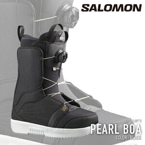 r[ŃN[|{Ki Xm[{[h u[c T SALOMON PEARL BOA Black White Gold p[ {A fB[X 25-26