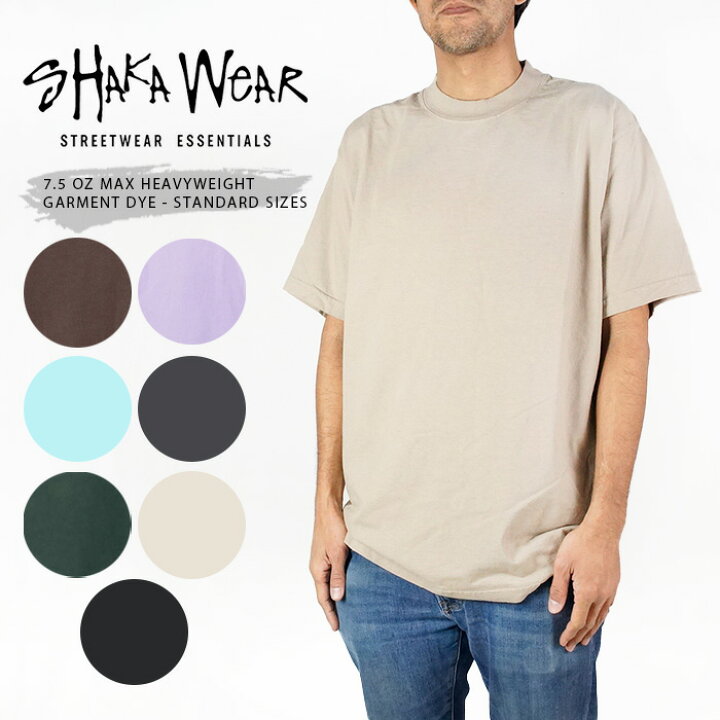 楽天市場】シャカウェア ヘビーウエイト Tシャツ Shaka Wear 7.5 OZ  