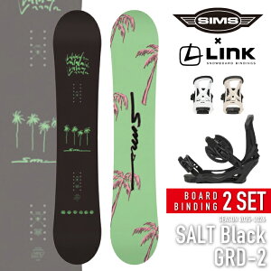 r[ŃN[|[{Ki]Xm[{[h rfBO 2_Zbg VX SIMS SALT Black - LINK GRD-2 \g fB[X 25-26