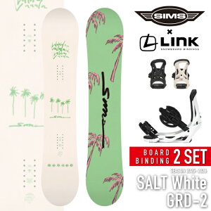 r[ŃN[|[{Ki]Xm[{[h rfBO 2_Zbg VX SIMS SALT White - LINK GRD-2 \g fB[X 25-26