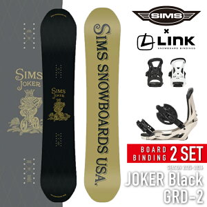r[ŃN[|[{Ki]Xm[{[h rfBO 2_Zbg VX SIMS JOKER Black - LINK GRD-2 W[J[ Y 25-26