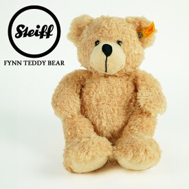 シュタイフ テディベア ぬいぐるみ STEIFF FYNN TEDDY BEAR 111327 28cm Beige ベージュ 中型 ドイツ 職人 手作業 伝統 ボタン・イン・イヤー【ラッピングOK/プレゼントに!!】