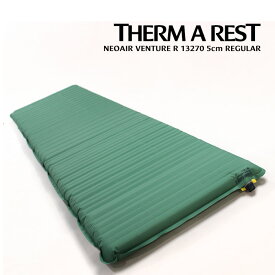 サーマレスト エアマット 寝具 THERM-A-REST NEOAIR VENTURE R 13270 5cm REGULAR 軽量 ポンプサック 修理キット付き thermarest コンパクト ソロキャン ブッシュクラフト ツーリング 車中泊 キャンプ アウトドア レジャー