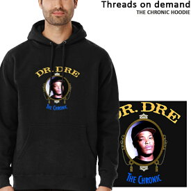 スレッド オン デマンド プルオーバー パーカー THREADS ON DEMAND THE CHRONIC HOODIE Black クロニック ドクター・ドレー Dr.Dre ヒップホップ グラフィック プリント フーディー メンズ 男性