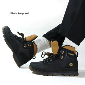 ���r���[�ŃN�[�|�����e�B���o�[�����h �u�[�c �n�C�L���O�u�[�c TIMBERLAND EURO HIKER SHELL TOE JACQUARD TB0A4236763 Black Wheat ���[���n�C�J�[ �n�C�L���O�V���[�Y 80�N�� ���� �����Y �j��