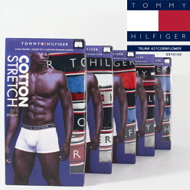 トミーヒルフィガー ボクサーブリーフ ボクサーパンツ TOMMY HILFIGER Stretch STRETCH COTTON TRUNK 3P 09T4159 3Pack 3枚組 Red Blue Gray Black メンズ 男性 sale セール