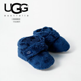 レビューでクーポン★アグ ベビーシューズ UGG I BIXBEE 1103497I 0/1 2/3 Navy ネイビー 紺色 ギフト 赤ちゃん 贈り物 お祝い【ラッピングOK/プレゼントに!!】