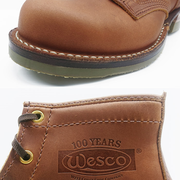 ウエスコ ワークブーツ WESCO 100th Anniversary Model 8106D Brown Dワイズ 記念モデル 100周年 本革  レザー 茶色メンズ 男性 靴 秋冬[S8][W10] | SEVEN STARS
