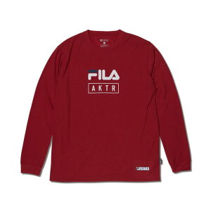 AN^[ AKTR xFILA LOGO L/S SPORTS TEE"122-051005