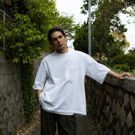 KUON ”Oversized Tucked Tee ” sus4-112cs061800 color:White (00) クオン カットソー Tシャツ ティーシャツ