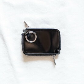th products"W ZIP Card Case" 2302-LACC07 color:BLACK×SILVER