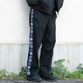 別注KUON"Track Pants -Snowflake embroidery-" 243PT052300 color:09(BLACK)