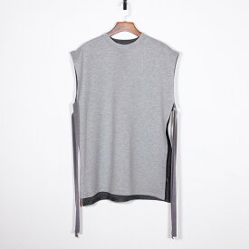 th products"Double Side Vest" 2401-T48-M104 color:GRAY