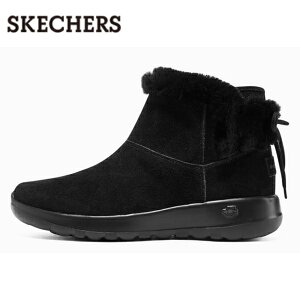 スノーブーツ レディース スケッチャーズ 黒 ボア スノーシューズ 厚底スニーカー 歩きやすい スリッポン ハイカットスニーカー 暖かい 50代 冬靴 雪靴 防寒靴 ボアシューズ 防寒ブーツ ボア
