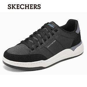 スケッチャーズ スニーカー メンズ 黒 革靴 本革 レザースニーカー ダッドスニーカー 新作 ウォーキングシューズ ランニング シューズ ブラック シンプル 人気 軽量スニーカー ダイエットシ