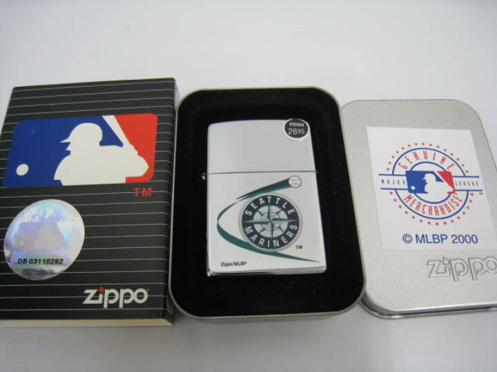 楽天市場】【新品】2000年製 平成12年 Zippo ジッポー MLB SEATTLE 