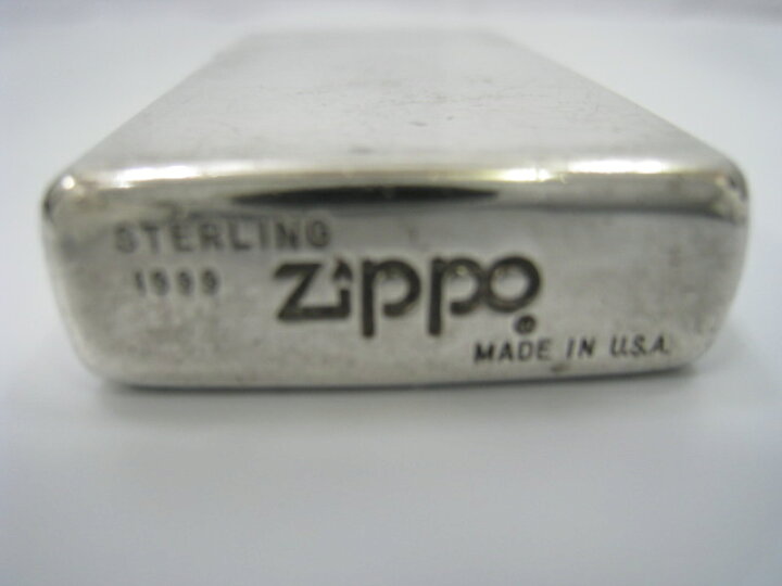 楽天市場】【中古】1999年製 平成11年 Zippo ジッポー 純銀 STERLING 