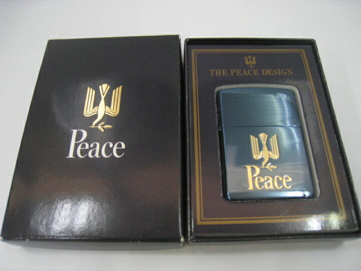 楽天市場】【新品】1993年製 平成5年 Zippo ジッポー Peace ピース 