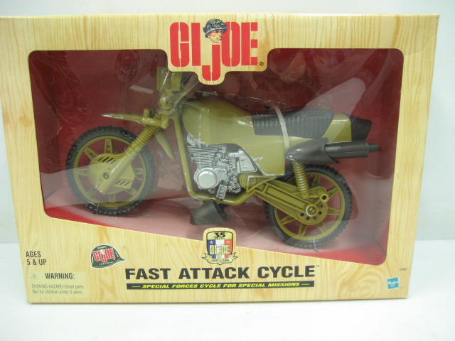 新品未開封 Hasbro ハスブロ GI JOE GIジョー 1 6 12インチ用 バイク フィギュア ミリタリー FAST 軍物 売れ筋ランキング オートバイ ATTACK CYCLE ネットワーク全体の最低価格に挑戦