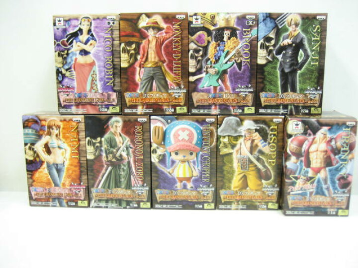 楽天市場 新品 未開封 Onepiece ワンピース Dx フィギュア 新世界 麦わら海賊団 ９体セット 麦わらの一味 ９人 ルフィ ゾロ ナミ サンジ ウソップ ロビン チョッパー 黄 フランキー ブルック セブンヘブンストア