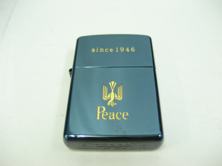 楽天市場】【中古】2015年製 平成27年 Zippo ジッポー Peace ピース 
