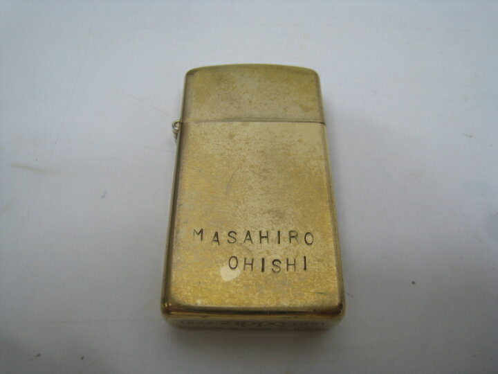 楽天市場】【中古】1991年製 平成3年 Zippo ジッポー ロゴ オイル 