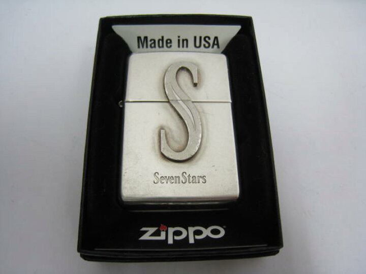 楽天市場】【中古】1998年製 平成10年 Zippo ジッポー Seven Stars 