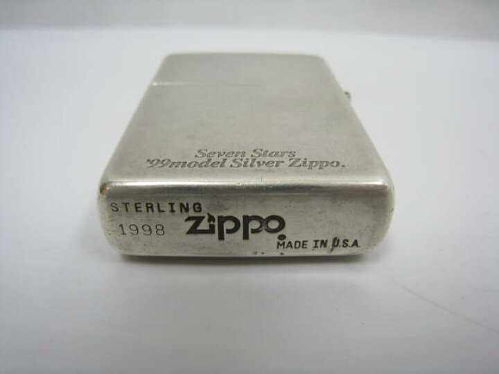 楽天市場】【中古】1998年製 平成10年 Zippo ジッポー Seven Stars 