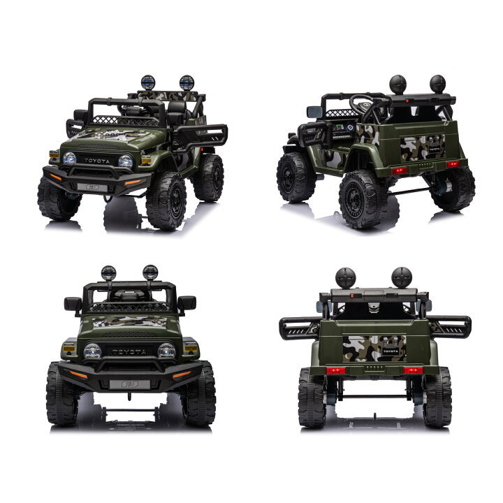 楽天市場】電動乗用ラジコン TOYOTA Land Cruiser FJ40 電動乗用 