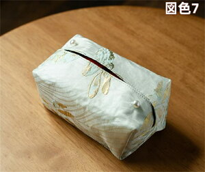 SevenLy ���ʂȖ͗l�����͂̎h�J�e�B�b�V���{�b�N�X �_�炩�ȕz�n�ƃ{�^�������ŗD���ȕ��͋C������ 18×11×6.5cm�ŏꏊ����炸�A���r���O��x�b�h�T�C�h�ɂ�������ݒu �e�B�b�V���ȊO�̎�