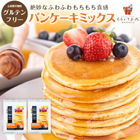 【ほぼ半額クーポン！49%OFF】パンケーキ ミックス グルテンフリー 200g×2袋セット 送料無料 米粉 大豆粉 国内産 お取り寄せ お菓子 デザート インスタ映え 話題のスイーツ プチギフト ギフト ホットケーキミックス アルミフリー [メール便]