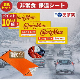 【秋のお掃除ポイント10倍!】カロリーメイト ロングライフ 3年 2本入 3個 緊急 セット 賞味期限：2028.11.02 まとめ買い 保存食 防災食 非常食 長期保存 携帯保存食 防災大雪 防災 カロリーメイト 長期保存 災害 停電 登山 車中泊 携帯 (3個緊急シート)