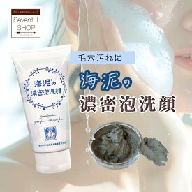 海泥の濃密泡洗顔沖縄 マリンシルト 洗顔料毛穴詰まり 毛穴 黒ずみ 皮脂詰まりニキビ防止 ベントナイトパラベンフリー アルコールフリー鉱物油フリー 無着色