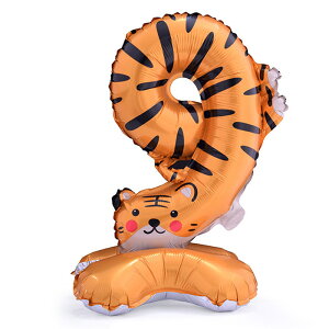 自立する 風船 バルーン 動物 ナンバーバルーン アニマル スタンドアップバルーン フォトプロップス パーティーグッズ お祝い イベント どうぶつ 単品 ばら売り お誕生日 飾り付け