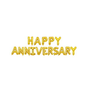 HAPPY ANNIVERSARY �K�[�����h �A�j�o�[�T���[ �A���t�@�x�b�g�o���[�� ���^�[�o���[�� �Z�b�g �f�B�X�v���C ���� �f�R���[�V���� �a���� �������񎟉� �C�x���g ���� �K�[�����h �A�j�o�[�T���[