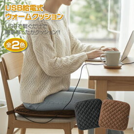 【スーパーSALE 64%OFF】ウォームクッション USB 給電式 ヒートクッション ウォームマット お尻 腰ポカ 温かい あったか 冷え性 寒さ対策 女性 ご年配 座布団 背もたれ インテリア マットホット 室内 キャンプ 車内 ギフト 冬 便利 ホット 簡単操作 滑り止め付き 固定ベルト