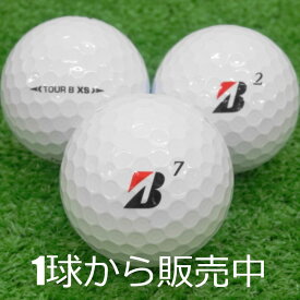 ロストボール ブリヂストン TOUR B XS コーポレート カラー 2022年モデル 1個 中古 Aランク ツアーB 白 ゴルフボール