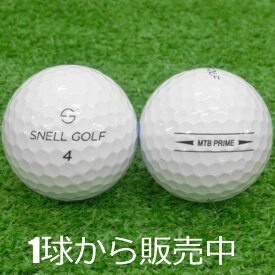 ロストボール スネル ゴルフ MTB PRIME 2023 ホワイト 1個 中古 Aランク SNELL GOLF 白 ゴルフボール