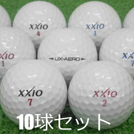 ロストボール XXIO UX AERO 10球セット 中古 Aランク ゼクシオ エアロ ゴルフボール
