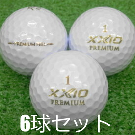 ロストボール XXIO PREMIUM ロイヤルゴールド 2020年モデル 6球セット 中古 Aランク ゼクシオ プレミアム ゴルフボール