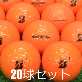 送料無料 ロストボール ブリヂストン EXTRA SOFT オレンジ 20球セット 中古 Aランク エクストラソフト ゴルフボール